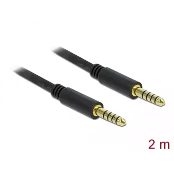 Garso kabelis DeLOCK 85792 2m 4,4mm juodas
