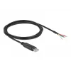 Adapterinis kabelis USB 2.0 Type-A į RS-232 2 m DeLOCK 90428
