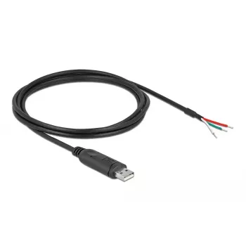 Adapterinis kabelis USB 2.0 Type-A į RS-232 2 m DeLOCK 90428