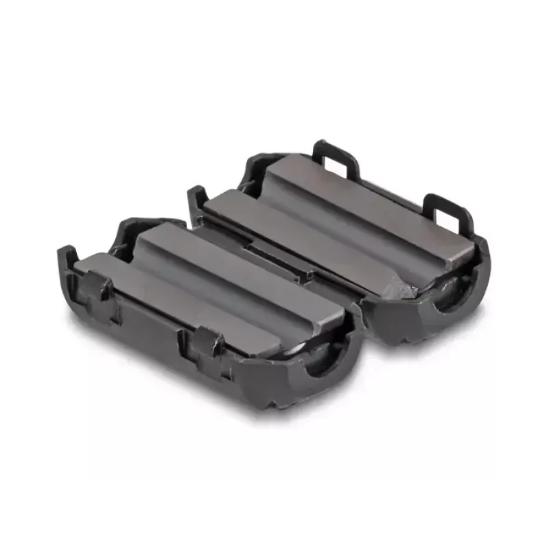 Ferito šerdis užsegama DELOCK 80943, juoda, nikelis/plastikas/cinkas, 25,2×13×11,8 mm, 2 vnt. pakuotė