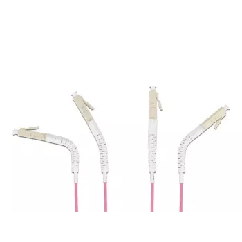 Optinis pluoštas DeLOCK LC Duplex į LC Duplex OM4 0,5m
