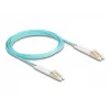Opticinis pluošto kabelis DeLOCK 88081 LC Duplex – LC Duplex OM3 3 m