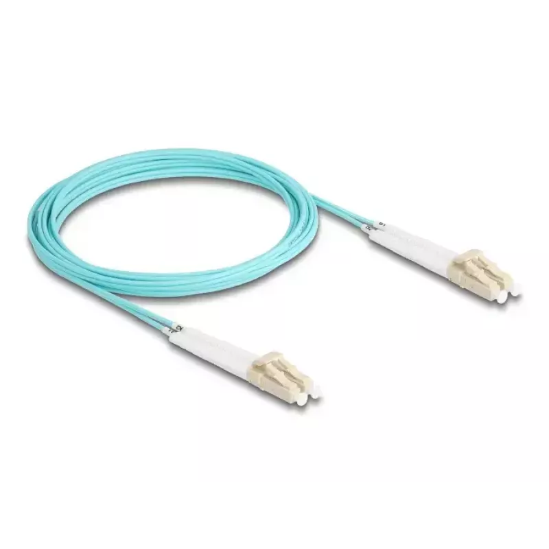 Opticinis pluošto kabelis DeLOCK 88081 LC Duplex – LC Duplex OM3 3 m