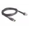 USB kabelis DeLOCK RJ50 į USB 2.0 Type-A 2 m pilka