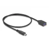 DeLOCK USB 3.2 Gen 2 laidas, USB-C (vyriškas) → USB-A (moteriškas), 50 cm, 10 Gbps