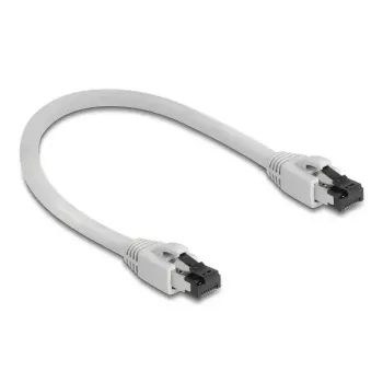 DeLOCK 80556 tinklo kabelis RJ-45 Cat8.1 0,25 m pilkas