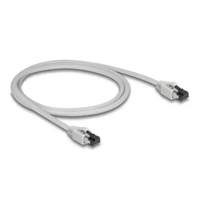 Tinklo kabelis DeLOCK 80558 RJ-45 Cat8.1 1 m Pilka