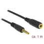 Garso kabelis 3,5 mm DeLOCK 85701 1 m juodas