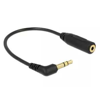 Garso adapteris DeLOCK 0,17 m 2,5 mm / 3,5 mm juodas