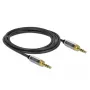 Garso kabelis DeLOCK 85785 1m 3,5mm juodai pilkas