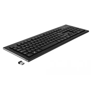 Belaidė klaviatūra DeLOCK 12671 QWERTZ vokiška juoda