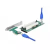 DeLOCK Riser Card PCI Express x1 į 2 x PCI 32 bitų lizdus, 60 cm kabelis