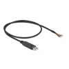 USB 2.0 Type-A į RS-232 adapterinis kabelis DeLOCK 90415