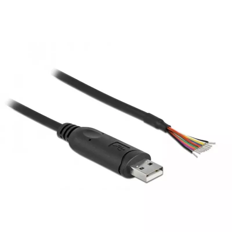 USB 2.0 Type-A į RS-232 adapterinis kabelis DeLOCK 90415