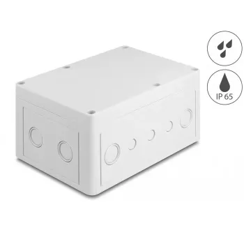 DeLOCK montažinė dėžė 180x125x90mm pilka ABS lauko