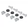 Kabelių laikiklis DeLOCK 67033 Juodas Stovas 96,2 mm plotis