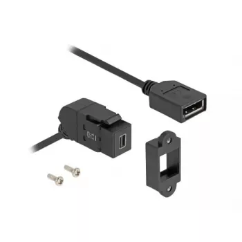 DeLOCK 67155 lyties keitiklis Mini DisplayPort → DisplayPort juodas 0,3 m