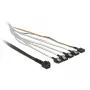 Laidas DeLOCK 0,5 m SFF-8643 / 4 x SATA 7p