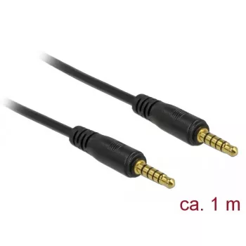 Garso kabelis DeLOCK 85696 1m 3,5mm Juodas