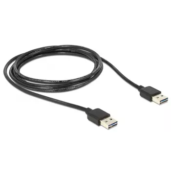 USB kabelis DeLOCK 5 m USB 2.0 A USB A juodas