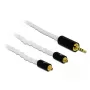 Garso laidas DeLOCK 85848 1,2 m 2,5 mm 2x MMCX baltas