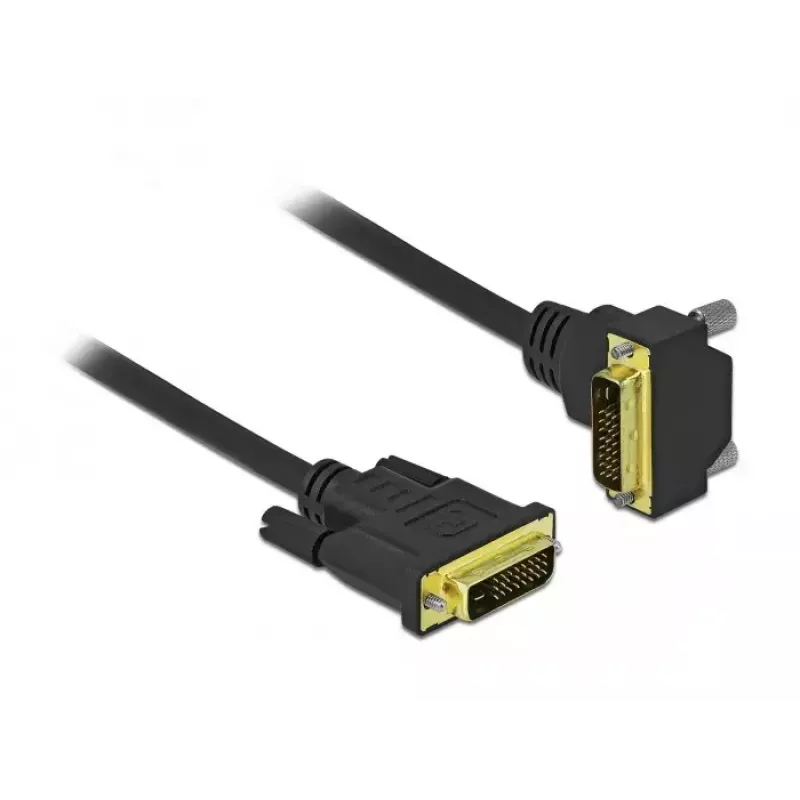 DVI laidas DeLOCK 85893 1 m DVI-D juodas