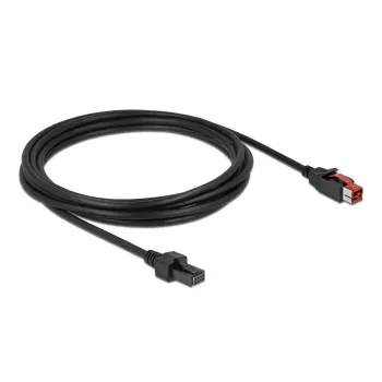 PoweredUSB kabelis DeLOCK 85952 24 V 2 x 4 pin vyriškas 3 m