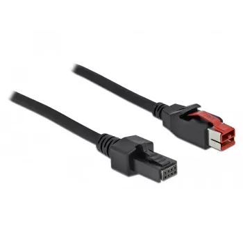 Maitinamas USB kabelis DeLOCK 85954 24V į 2x4 kontaktų kištuką 5m