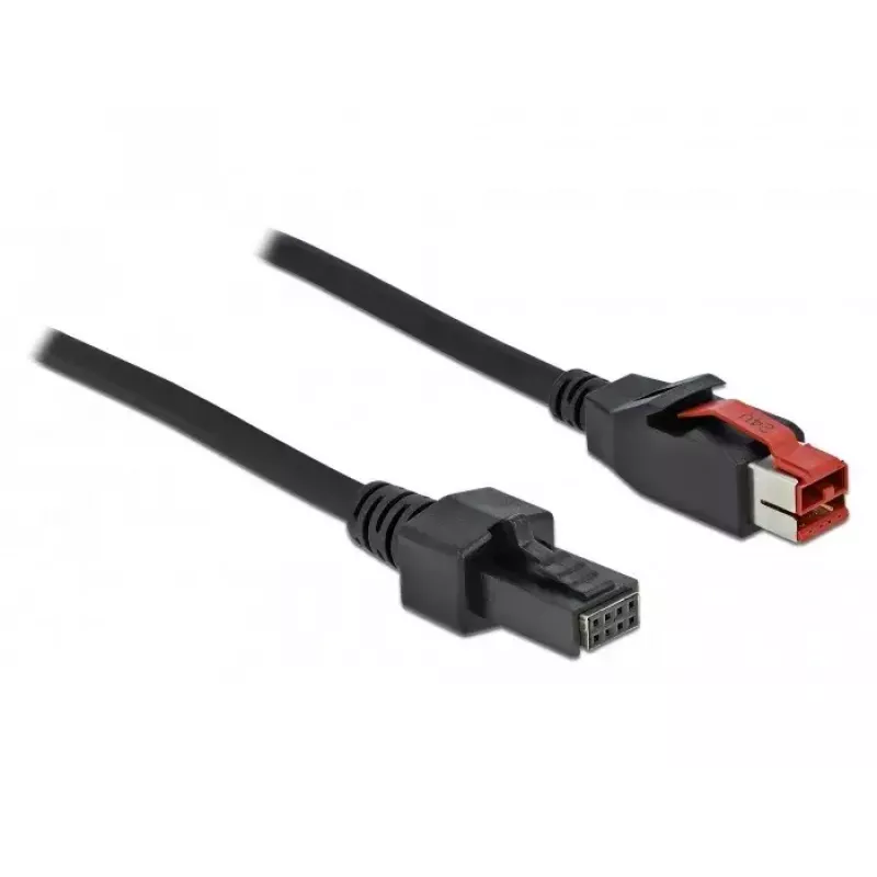 Maitinamas USB kabelis DeLOCK 85954 24V į 2x4 kontaktų kištuką 5m