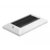 DeLOCK 66492 kabelių valdymo dangtelis 146 x 86 mm su juodais šepetėlių ruožais, baltas
