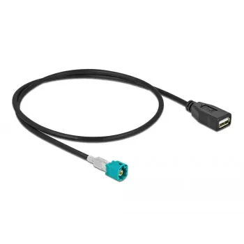 Laidas HSD Z kištukas į USB 2.0 Type-A lizdą 0,5 m DeLOCK