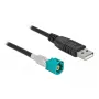 Kabelis HSD Z kištukas į USB 2.0 Type-A kištuką 1 m DeLOCK