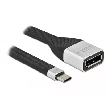 DeLOCK 86934 FPC plokščias juostinis kabelis USB-C → DisplayPort, 14 cm