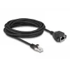 DeLOCK RJ50 ilginimo laidas kištukas-lizdas S/FTP 5 m juodas