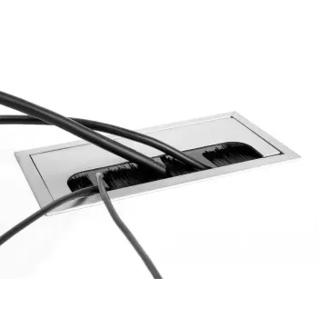 Kabelio pravedimo anga DELOCK 66863, sidabrinė, 80×300×28 mm, 1 vnt.