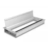 Kabelių pravedimo įdėklas DELOCK 66864 stalams, sidabrinis, 120×300×28 mm