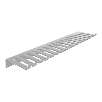 Kabelių laikiklis sieninis DELOCK 66887, pilkas, 90 mm x 25 mm x 0,325 m, 1 vnt.