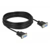Serialinis kabelis DeLOCK 87783 juodas 10 m DB-9