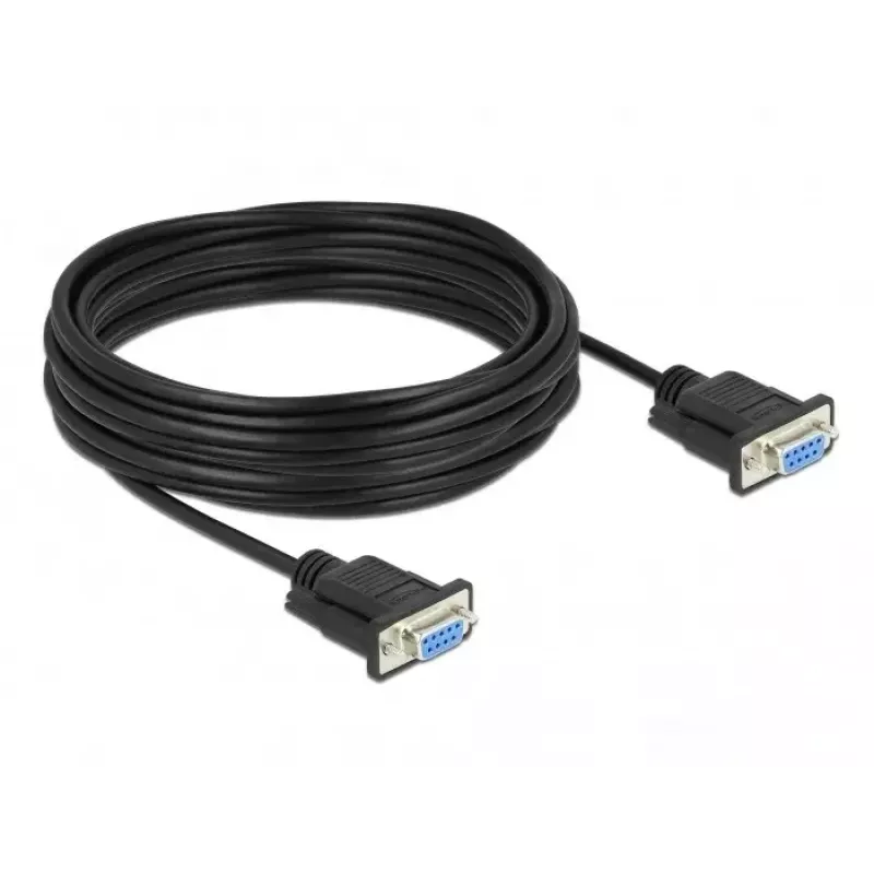 Serialinis kabelis DeLOCK 87783 juodas 10 m DB-9