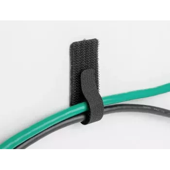 DeLOCK Mini Lipdukas kabeliams tvirtinti 90mm x 24mm lipnus 10 vnt juodi