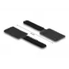 DeLOCK Mini Lipdukas kabeliams tvirtinti 90mm x 24mm lipnus 10 vnt juodi