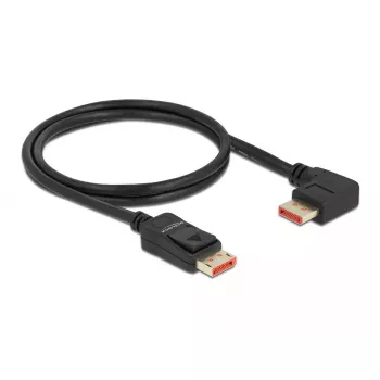 DisplayPort kabelis DeLOCK 8K 60 Hz 1 m vyras-į-vyrą 90° kampu