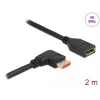 DisplayPort prailginimo kabelis DeLOCK 87078 2 m 8K 60 Hz stačiu kampu