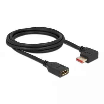DisplayPort prailginimo kabelis DeLOCK 87078 2 m 8K 60 Hz stačiu kampu