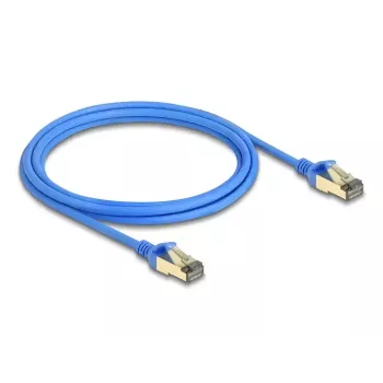 DeLOCK RJ45 tinklo kabelis Cat.8.1 F/FTP Slim 2 m mėlynas
