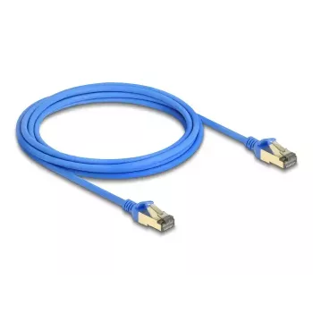 DeLOCK RJ45 tinklo kabelis Cat.8.1 F/FTP Slim 3 m mėlynas
