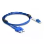 DeLOCK Fiber Optical Cable LC Duplex į SC Duplex SingleMode OS2 2 m