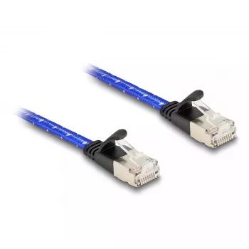 DeLOCK RJ45 Flat Cat.6A 5 m mėlynas tinklo kabelis