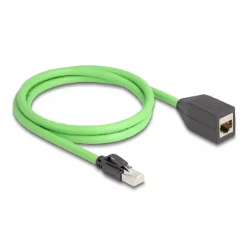 DeLOCK 80880 tinklo kabelis Cat6a 1 m žalias