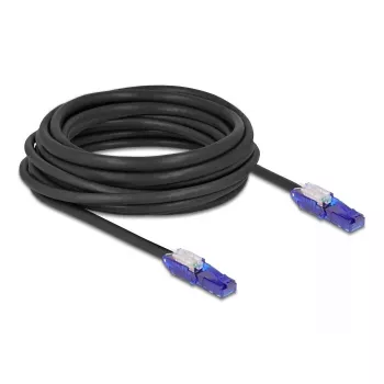 DeLOCK 80930 tinklo kabelis Cat6 U/UTP 7,5 m juodai violetinis